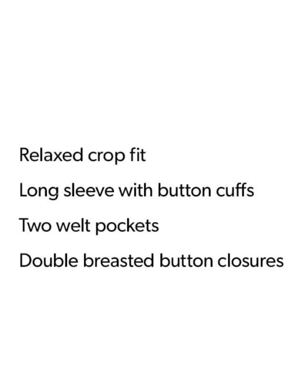Rebecca Minkoff Cropped Beige Double-Breasted Trench Jacket - Picture 3 of 6